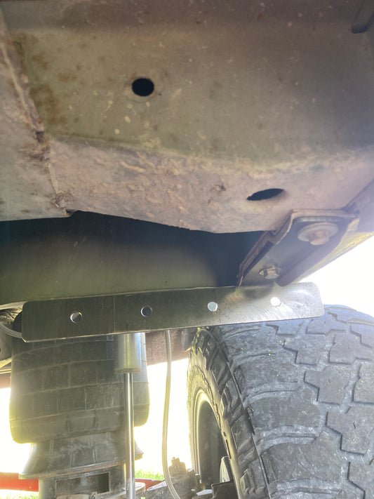 72-93 dodge ram front mud flap bracket